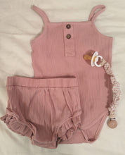 Load image into Gallery viewer, Baby Ribbed Outfit Set: Pink: 0M-24M
