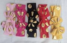 Load image into Gallery viewer, Polka Dot Bow Headbands - 6M+
