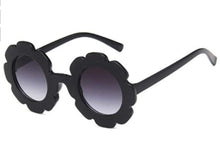 Load image into Gallery viewer, Daisy Flower Shaped Sunglasses - Black
