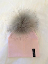 Load image into Gallery viewer, Cotton Pom Pom Beanies: 6M-2YRS
