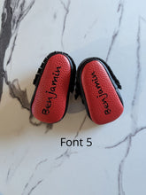 Load image into Gallery viewer, Add On: Personalized Baby Shoes Engraved Baby Gift Baby Moccasins Baby Shoes Moccasins Baby Boy Moccs Baby Moccasins Girls, Baby Shower
