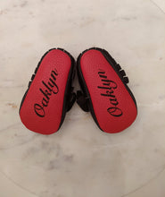 Load image into Gallery viewer, Add On: Personalized Baby Shoes Engraved Baby Gift Baby Moccasins Baby Shoes Moccasins Baby Boy Moccs Baby Moccasins Girls, Baby Shower
