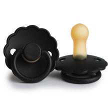 Load image into Gallery viewer, FRIGG DAISY Natural Rubber Pacifier: Jet Black
